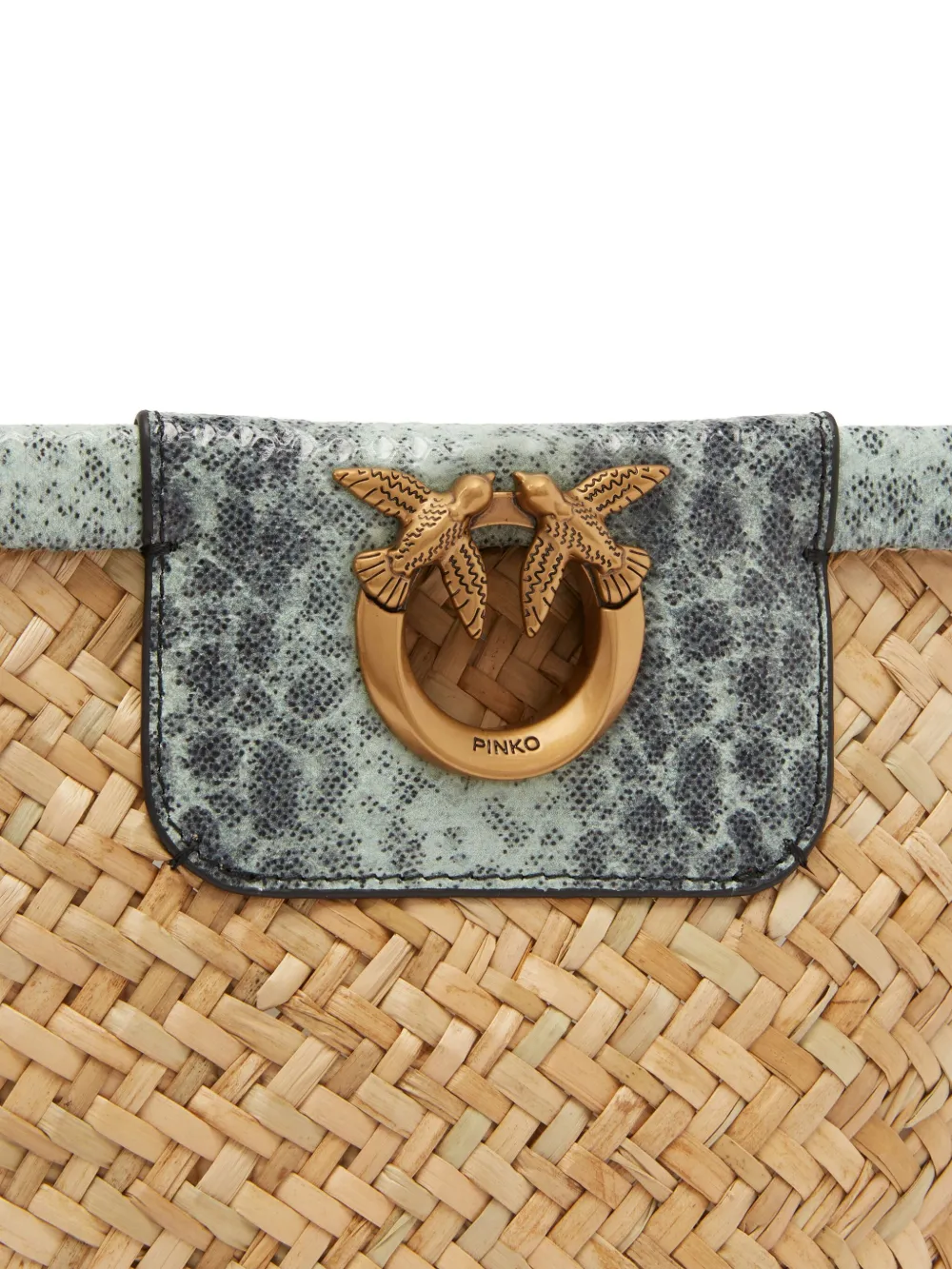 PINKO Love Summer shopper Beige