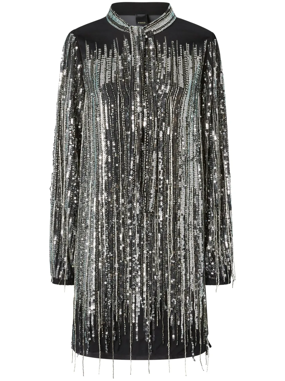 sequined mini dress