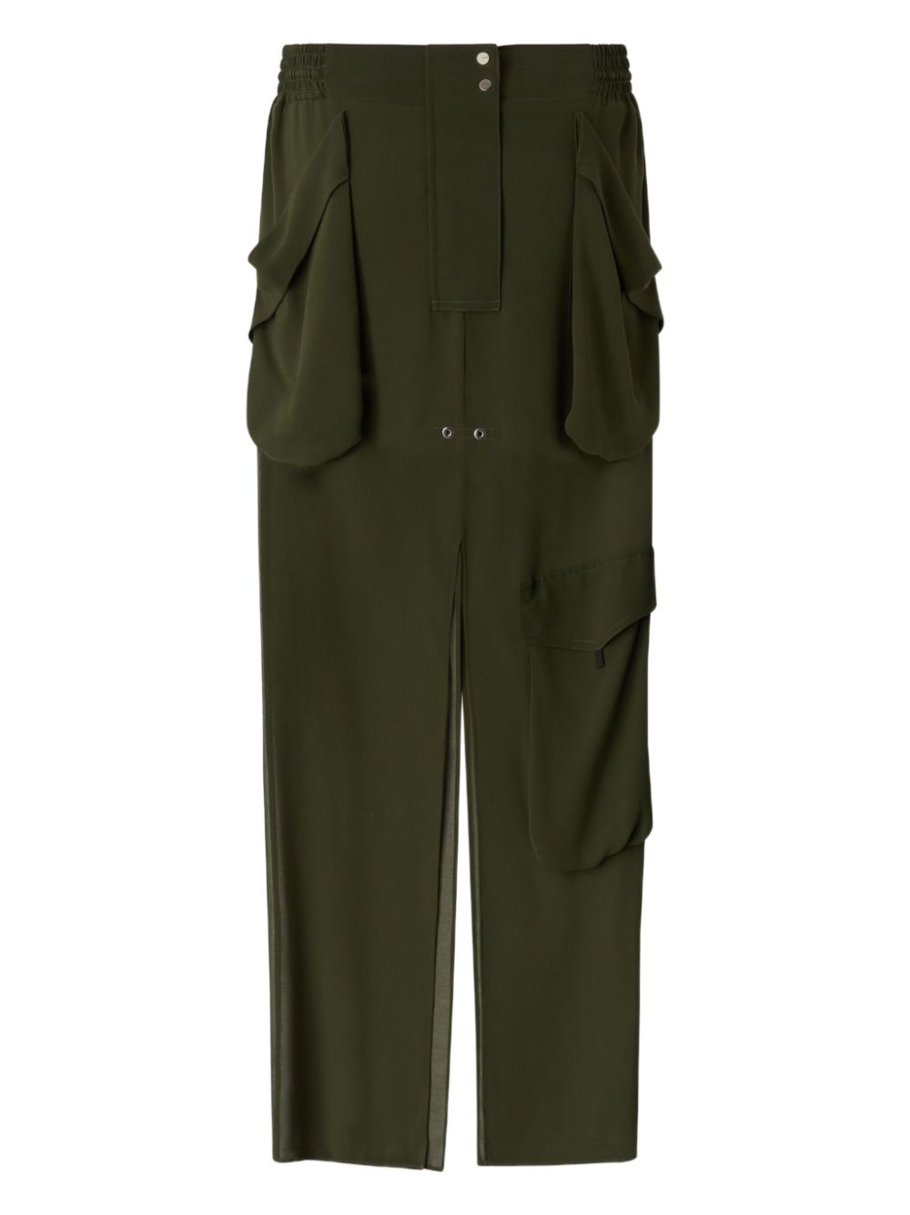 PINKO cargo straight trousers - Groen