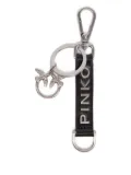 PINKO logo-lettering keychain - Black