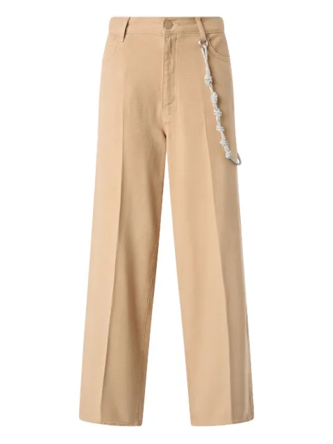 PINKO chain-detail trousers