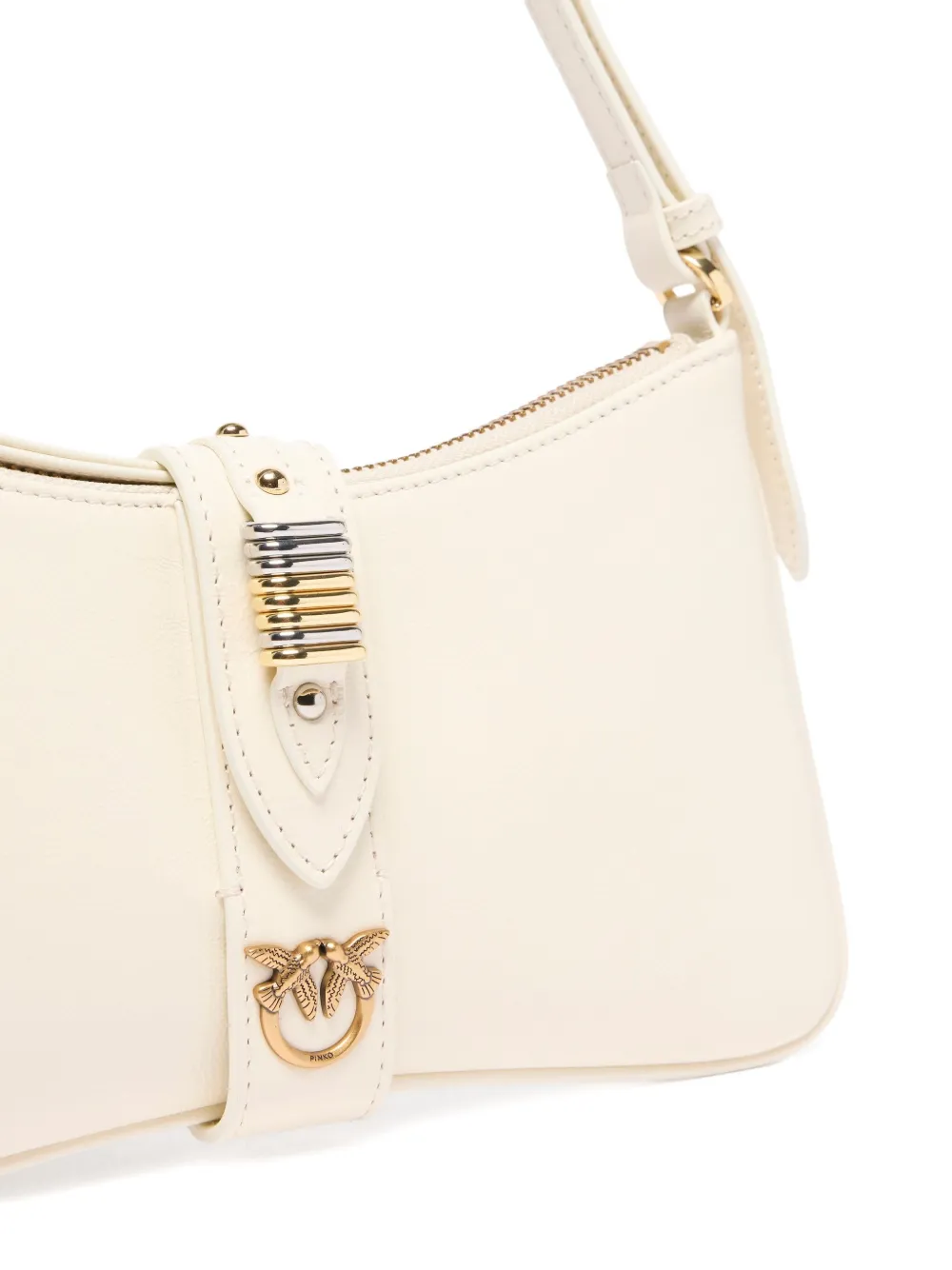 PINKO Love Birds schoudertas Beige