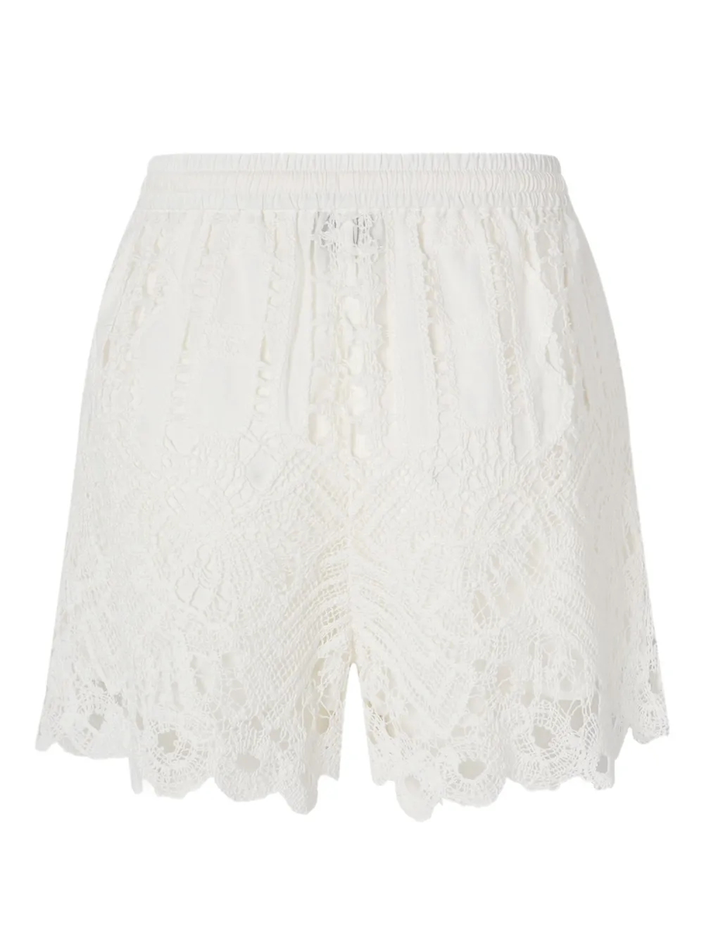 PINKO Gehaakte shorts Wit