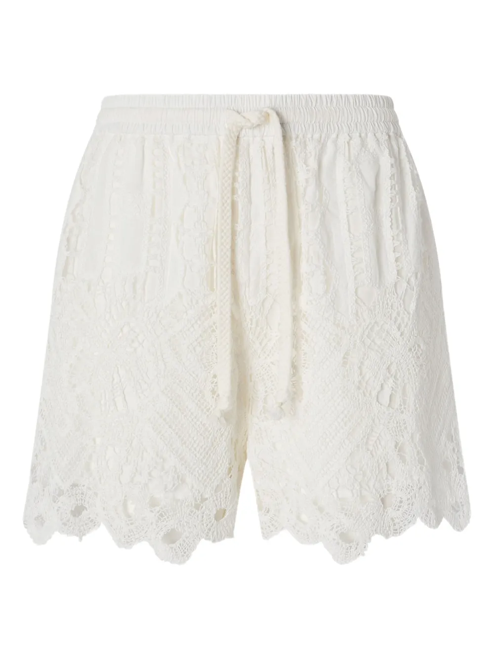 PINKO Gehaakte shorts Wit