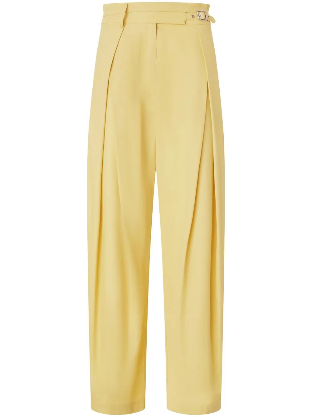 PINKO Broek met ceintuur Geel