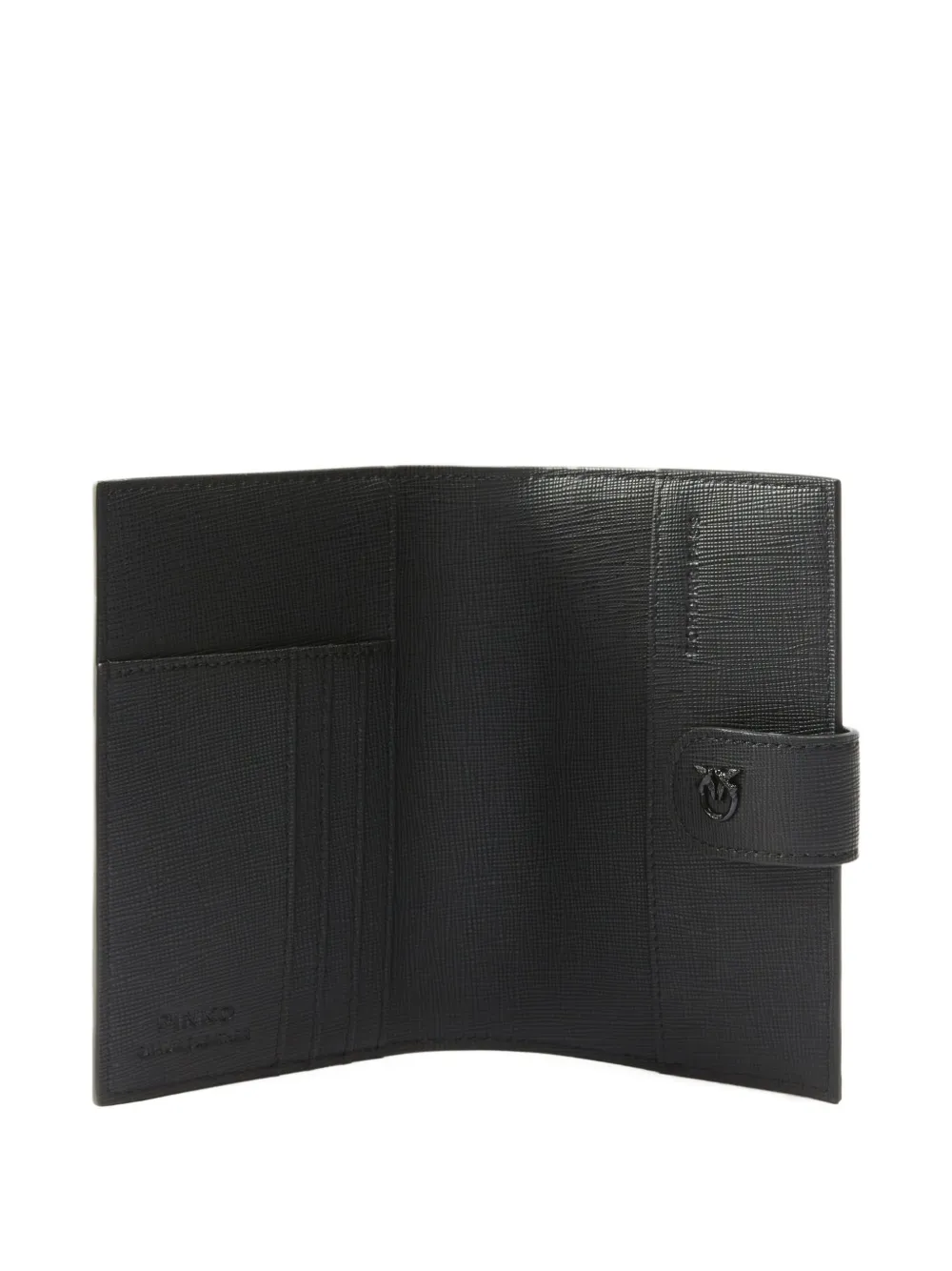 PINKO Leren paspoorthoes Zwart