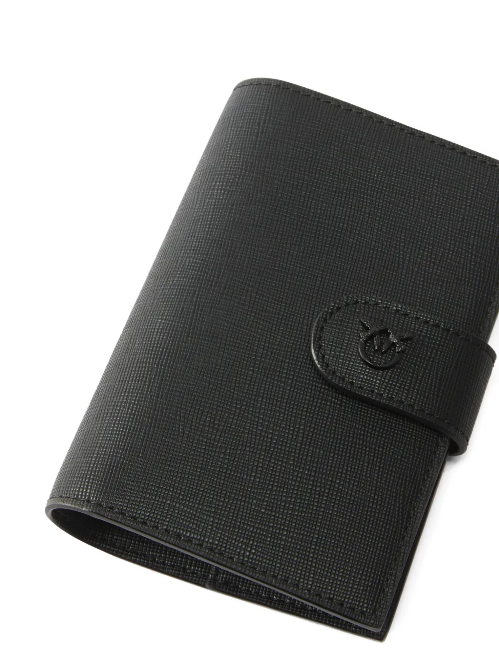 PINKO Leren paspoorthoes Zwart