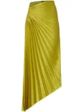 PINKO pleated midi skirt - Green