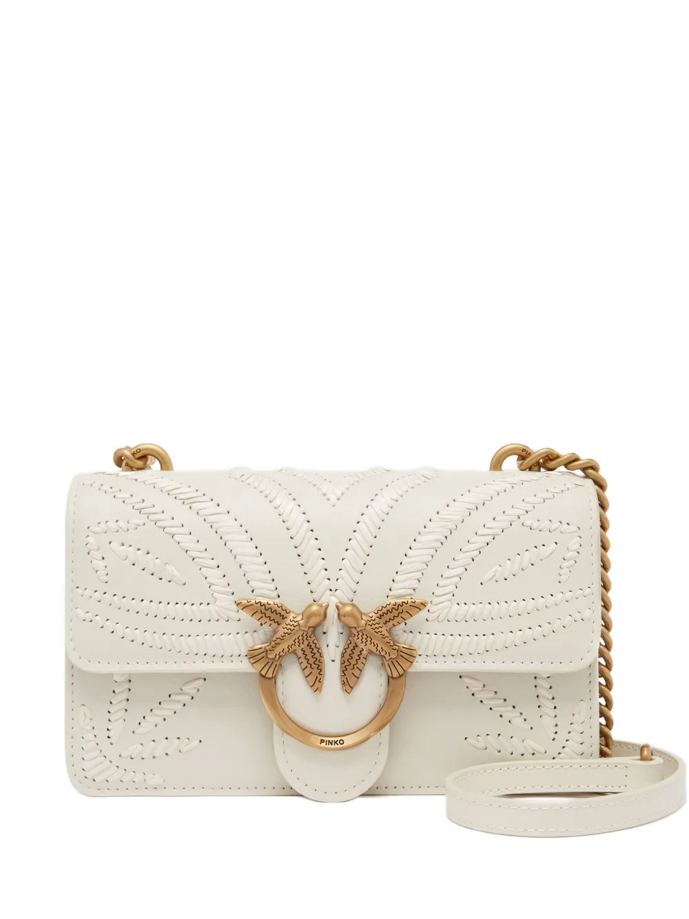 PINKO Love One crossbodytas Wit