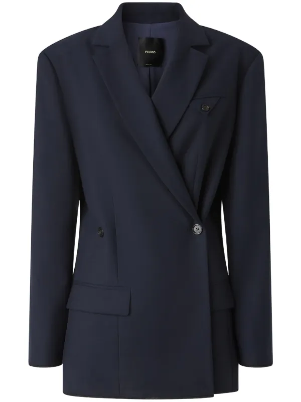 アウターその他 PINKO Woman Blazer Blue 104181A15M G02 27216683_57420826_600.jpg