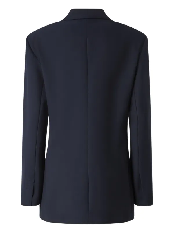 ジャケット PINKO Woman Jacket Blue 104980A2DW PJD Short denim jacket with breast pockets and buttons PINKO