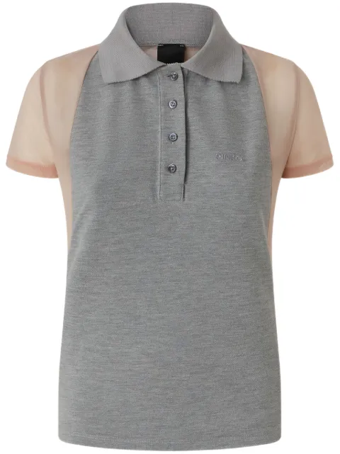 PINKO panelled polo top