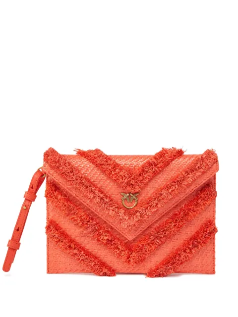PINKO bolsa de mano de rafia
