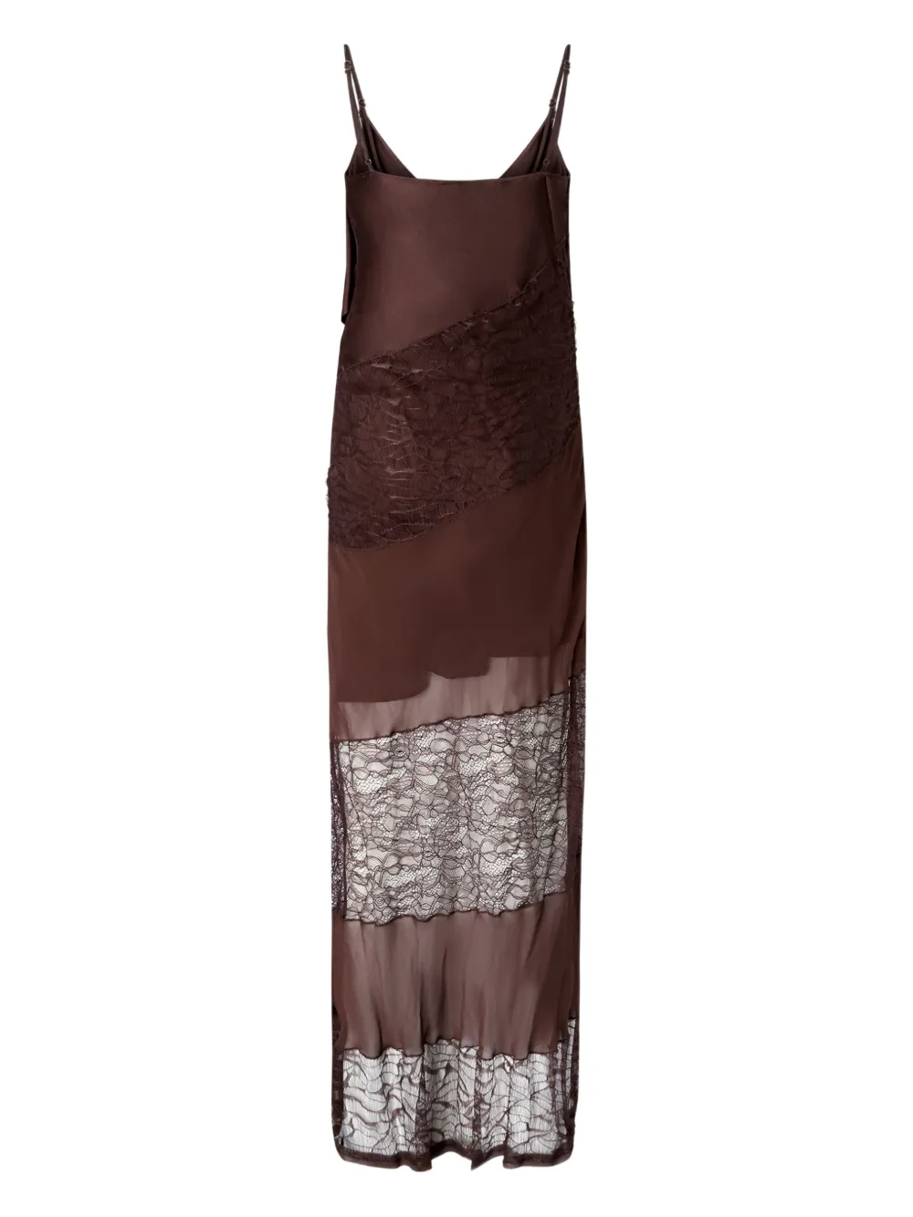 PINKO panelled maxi dress - Bruin