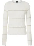 PINKO striped T-shirt - White