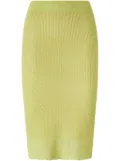 PINKO knitted midi skirt - Green