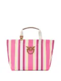PINKO striped tote bag