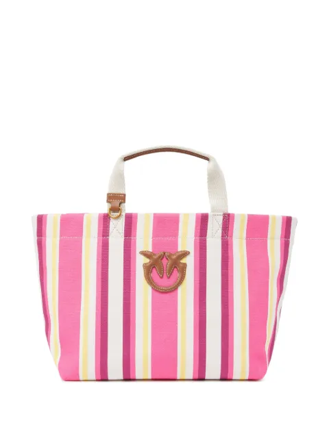 PINKO striped tote bag