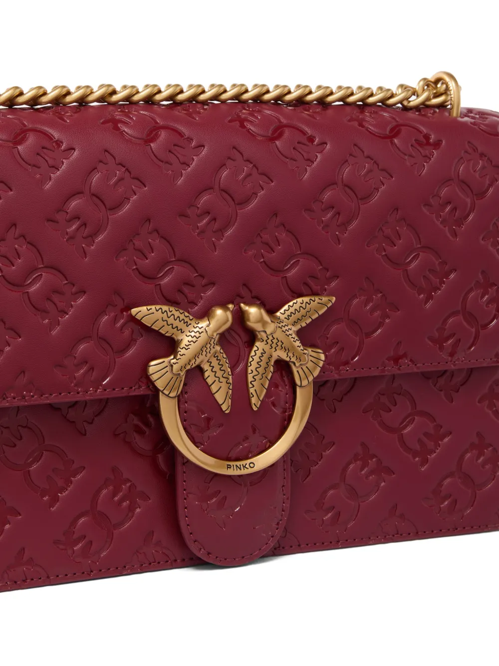 PINKO Love Birds schoudertas Roze