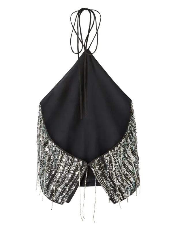 PINKO スパンコール トップ | シルバートーン | FARFETCH JP PINKO スパンコール トップ | シルバートーン | FARFETCH JP
