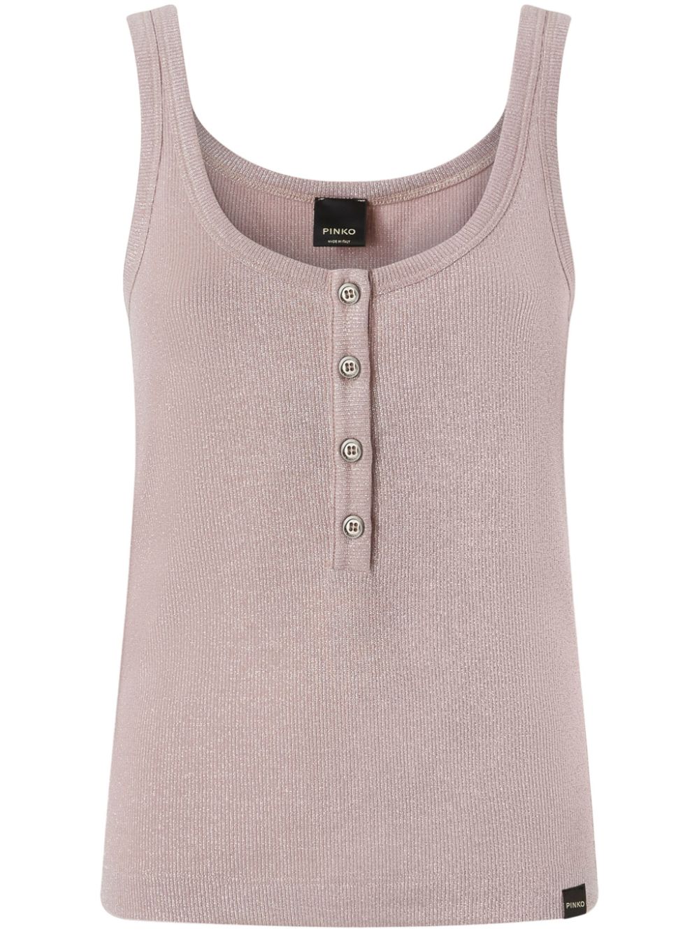 button placket tank top