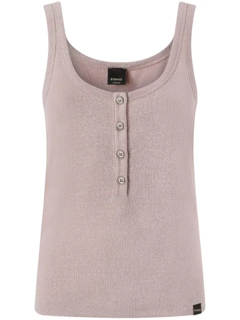 PINKO button placket tank top