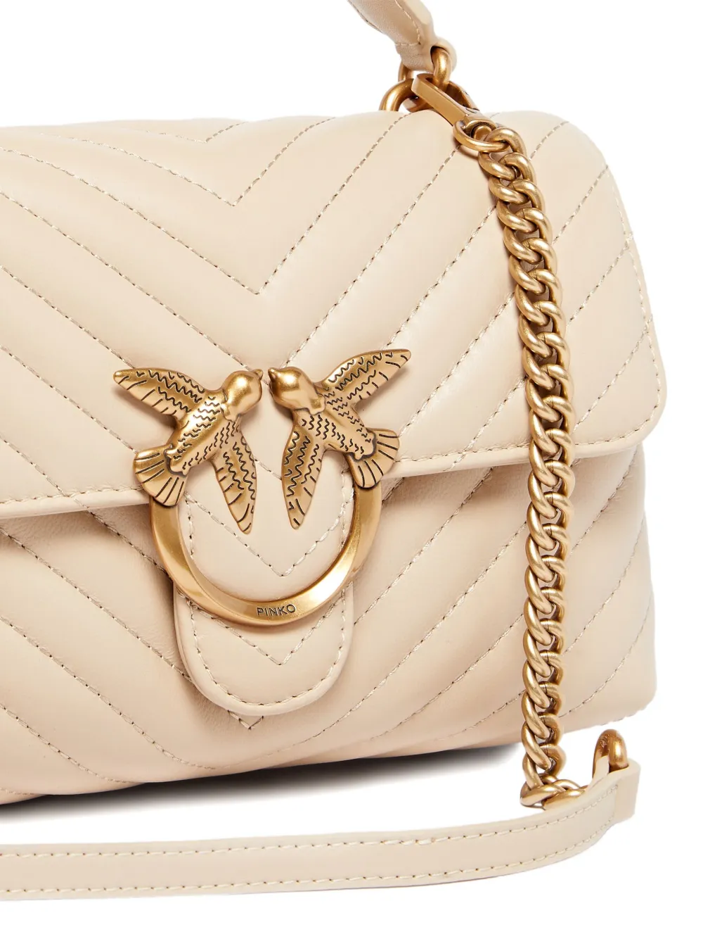 PINKO Lady kleine tas Beige