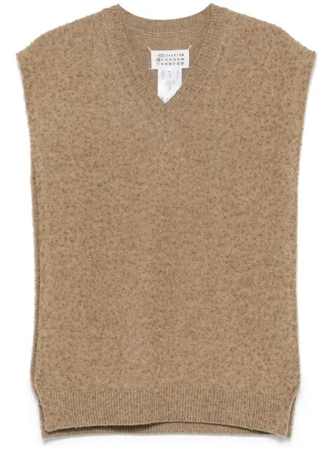 Maison Margiela piled-knit vest