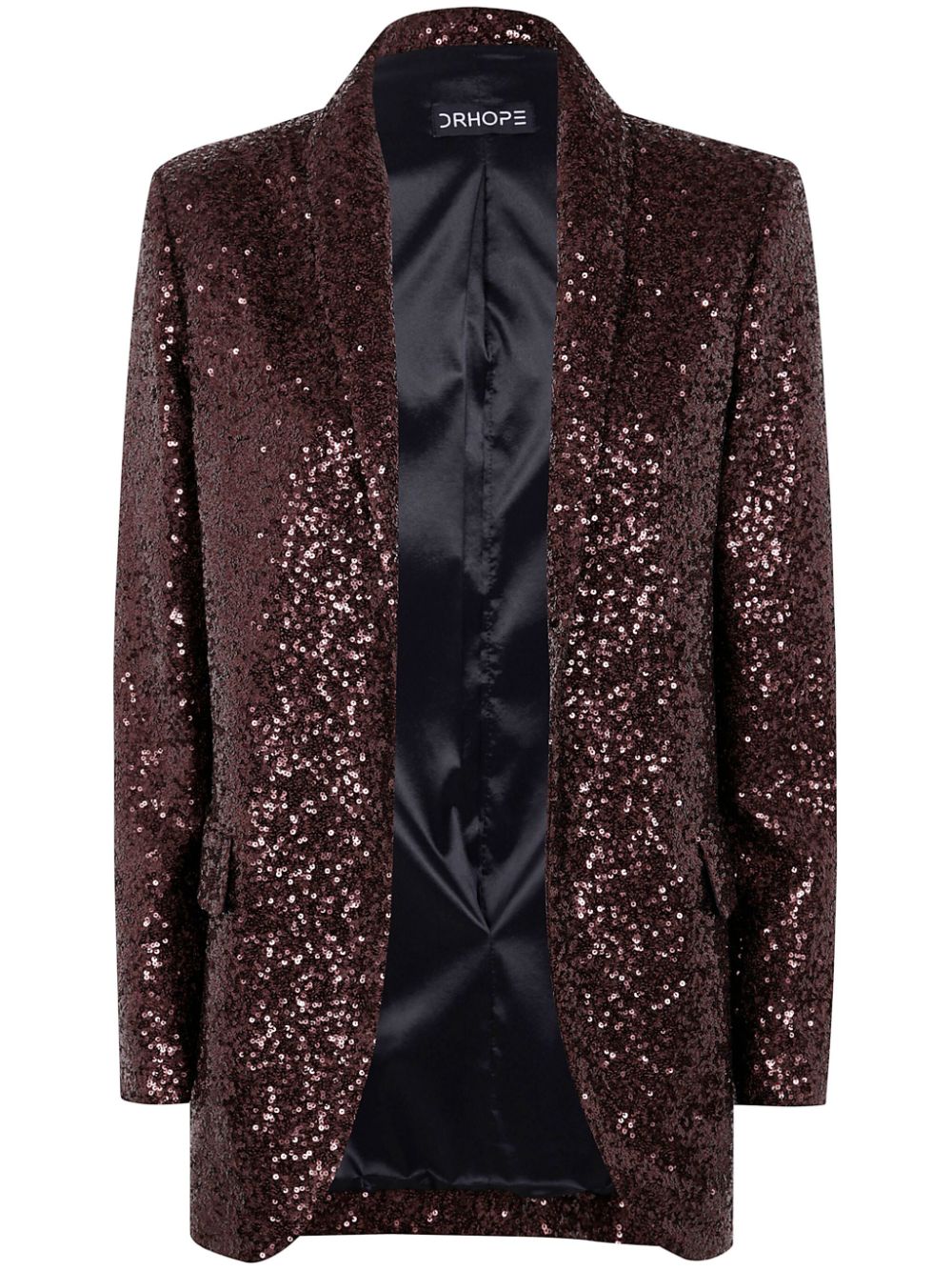 DRHOPE sequined blazer - Brown