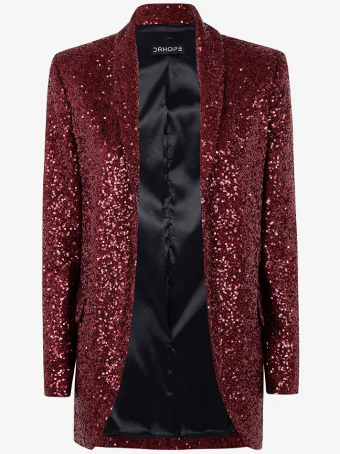 DRHOPE blazer con lentejuelas