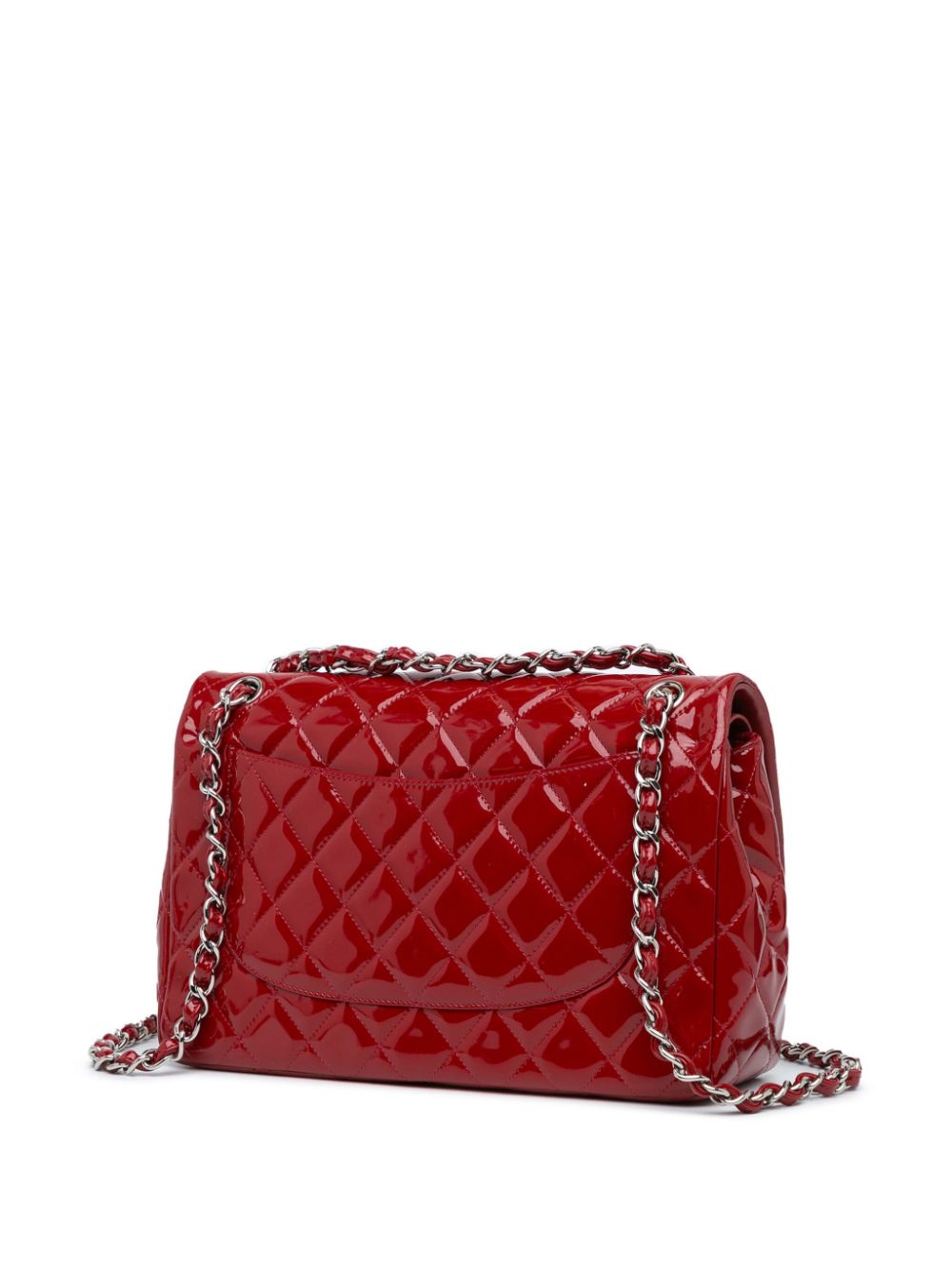 CHANEL 2013-2014 Jumbo Classic Patent Double Flap shoulder bag Women