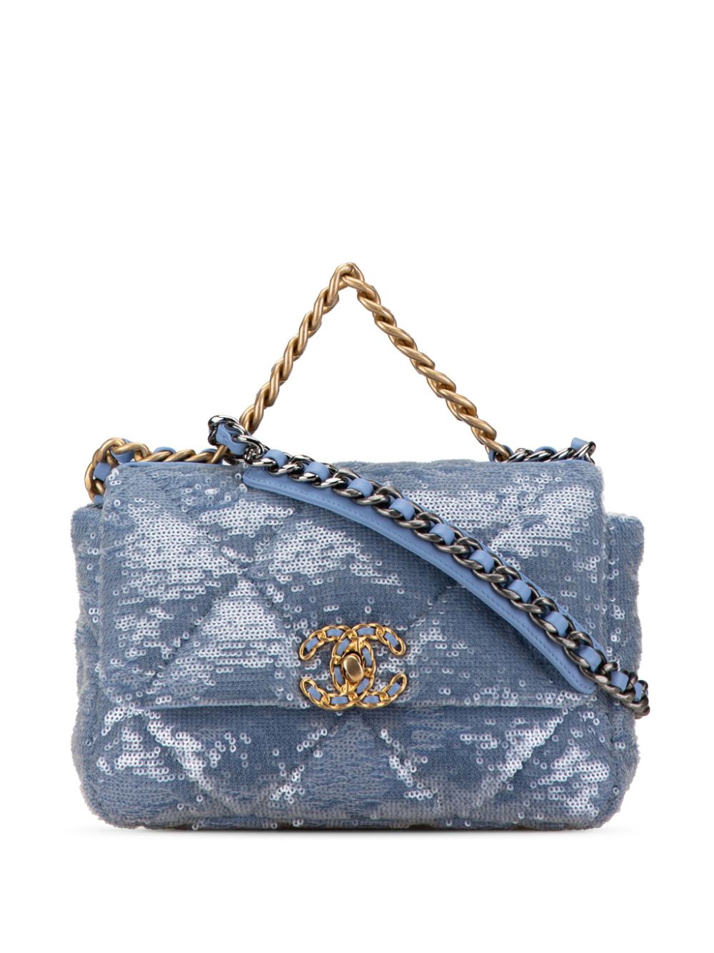 CHANEL 2020 Medium Sequin 19 Flap satchel Women