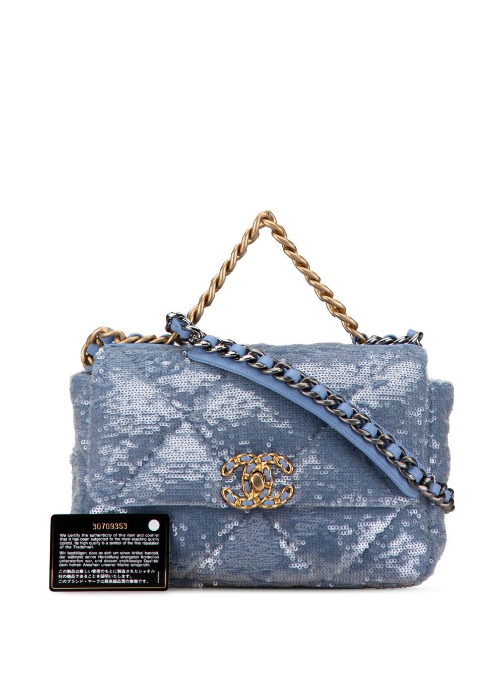 CHANEL 2020 Medium Sequin 19 Flap satchel Women