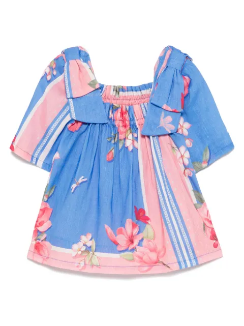 Lapin House floral-print top