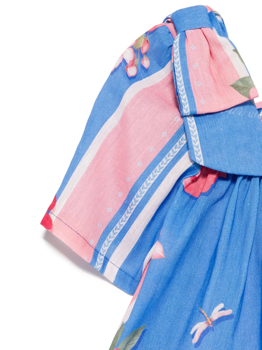 Lapin House Top met bloemenprint Blauw