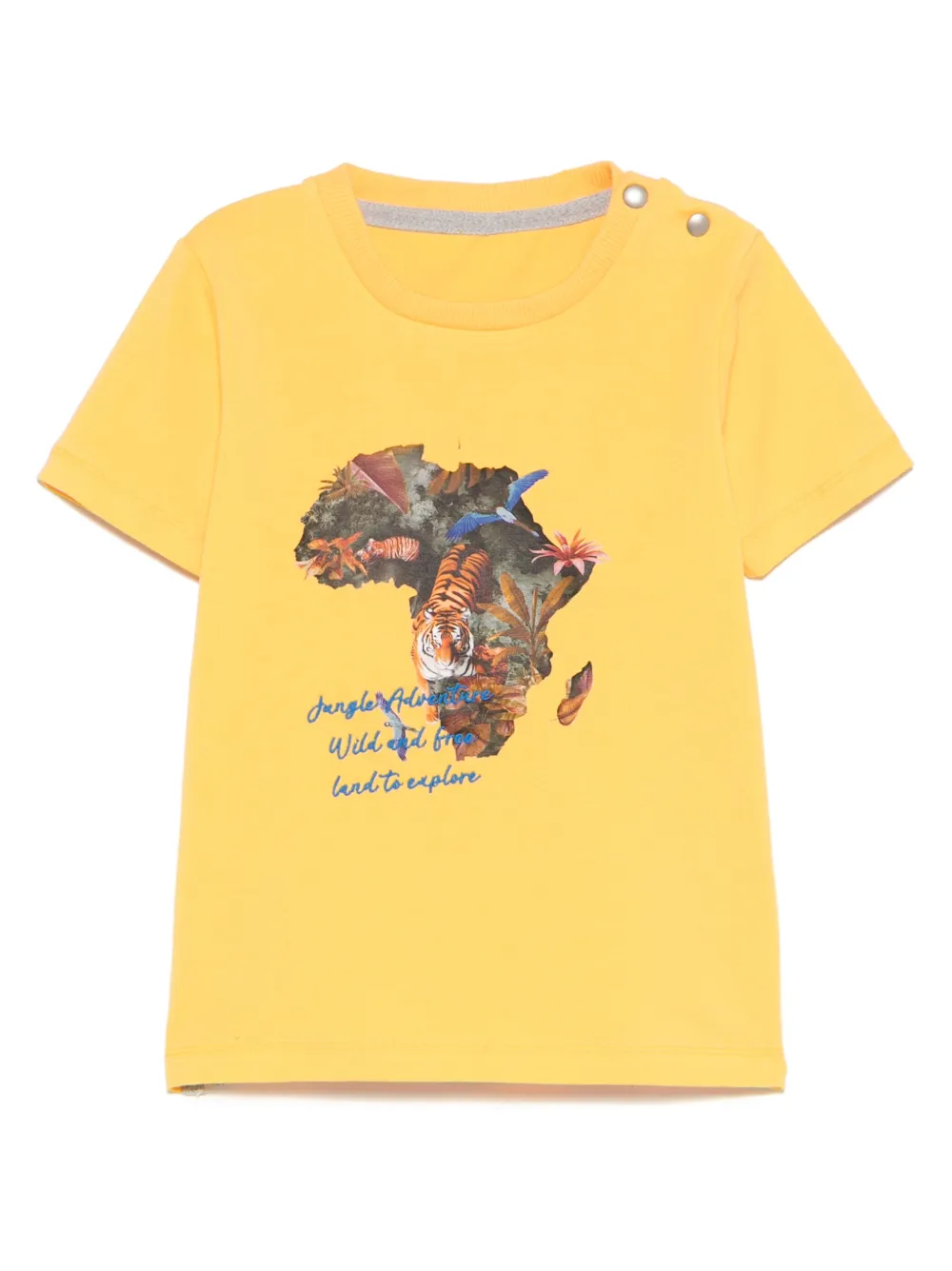 Lapin House T-shirt met print Geel