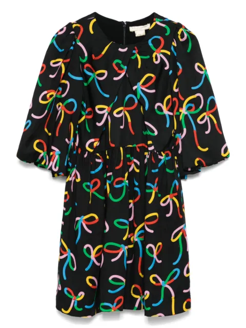 Stella McCartney Kids Vestido com estampa de laço