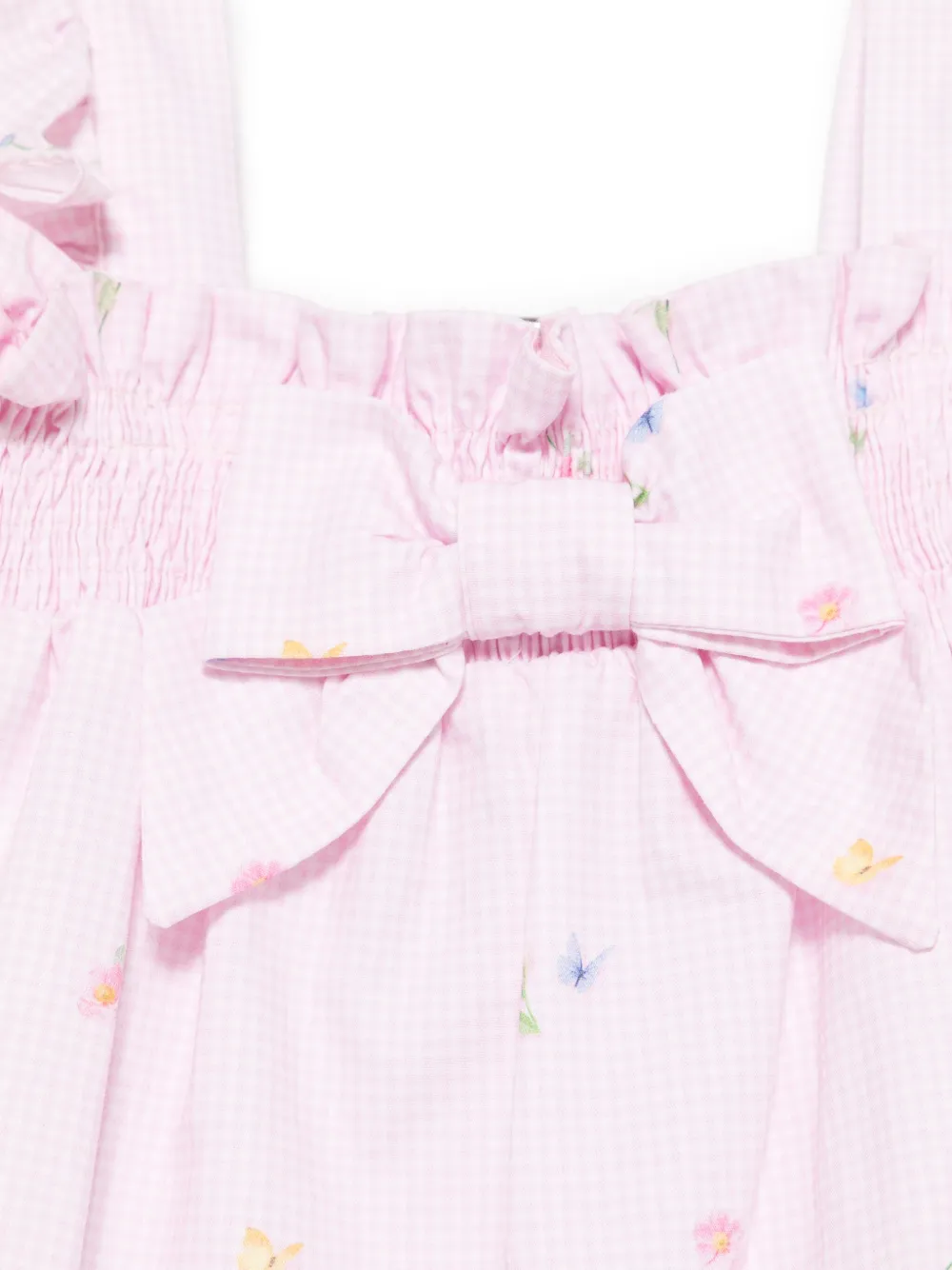 Lapin House Romper met bloemenprint Roze