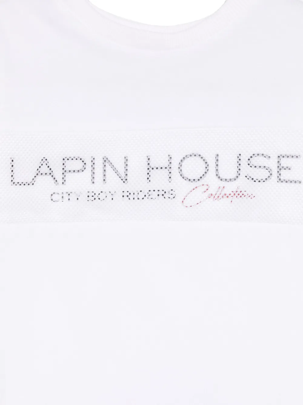 Lapin House T-shirt met logoprint Wit