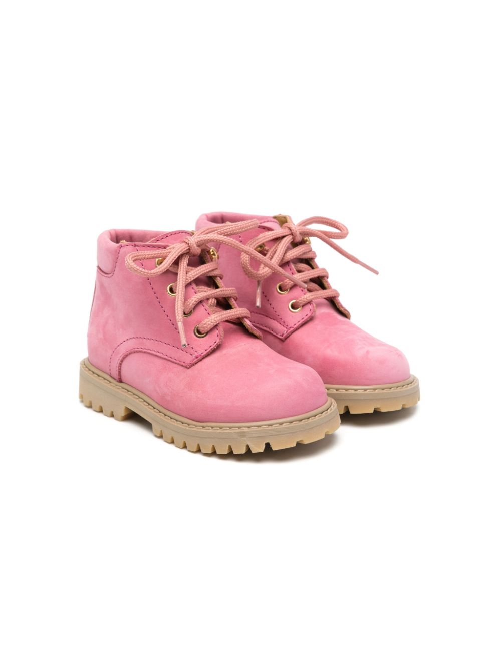 Gallucci Kids suede boots Pink