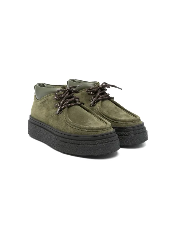 Gallucci Kids Stivali In Suede Verde FARFETCH IT