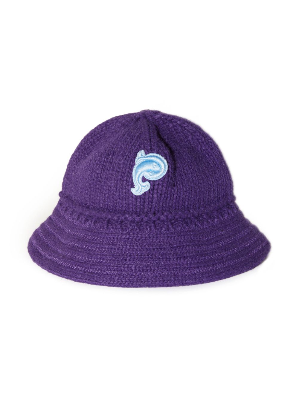 Pucci Junior Kids' Logo-appliqué Bucket Hat In Purple