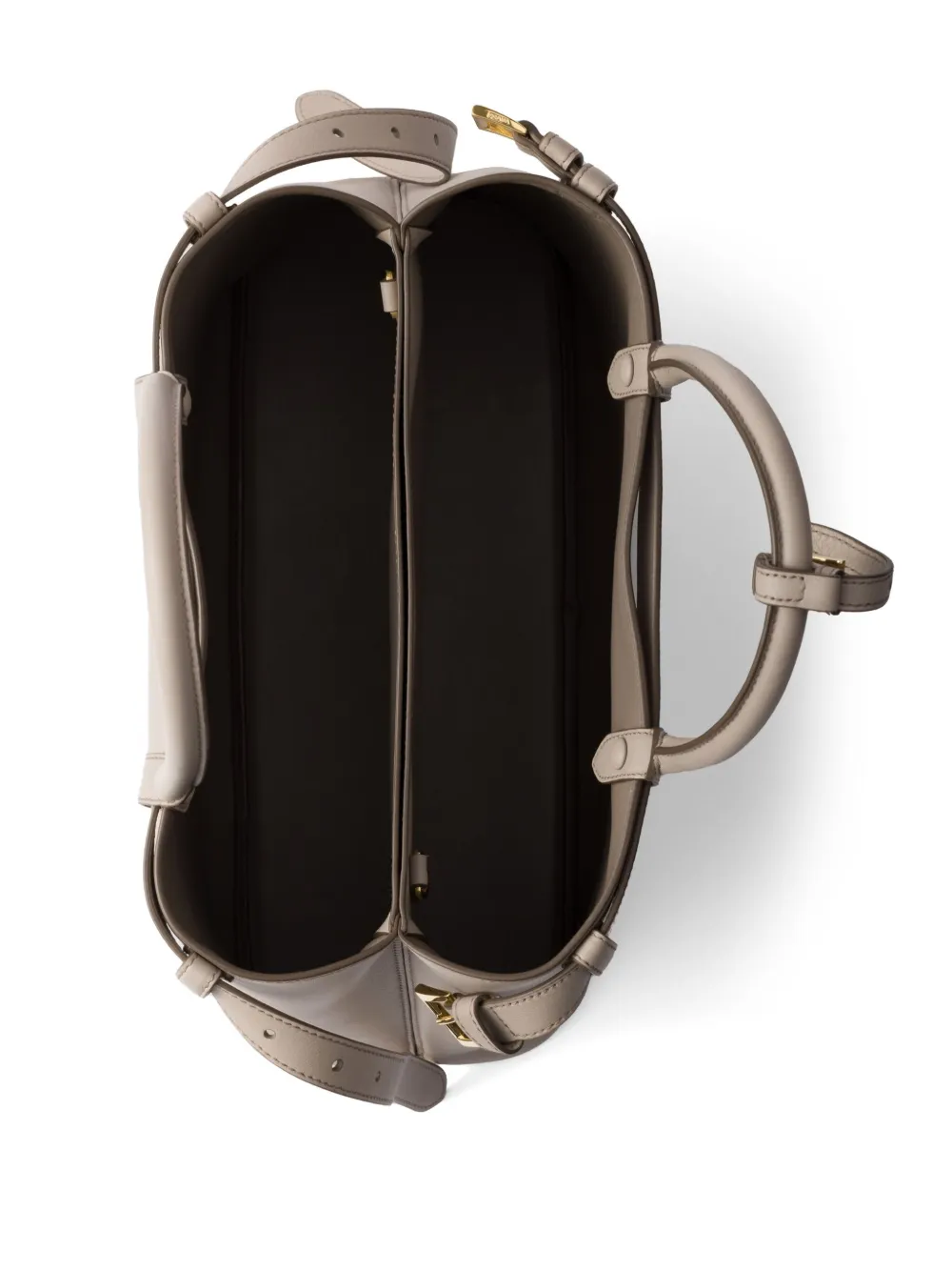 Prada Leren handtas Grijs