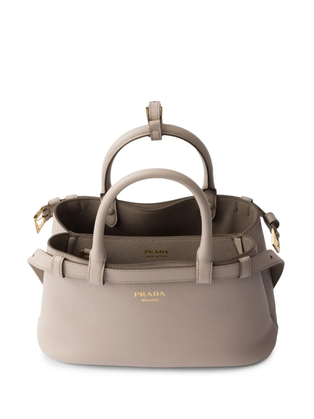 Prada Leren handtas Beige
