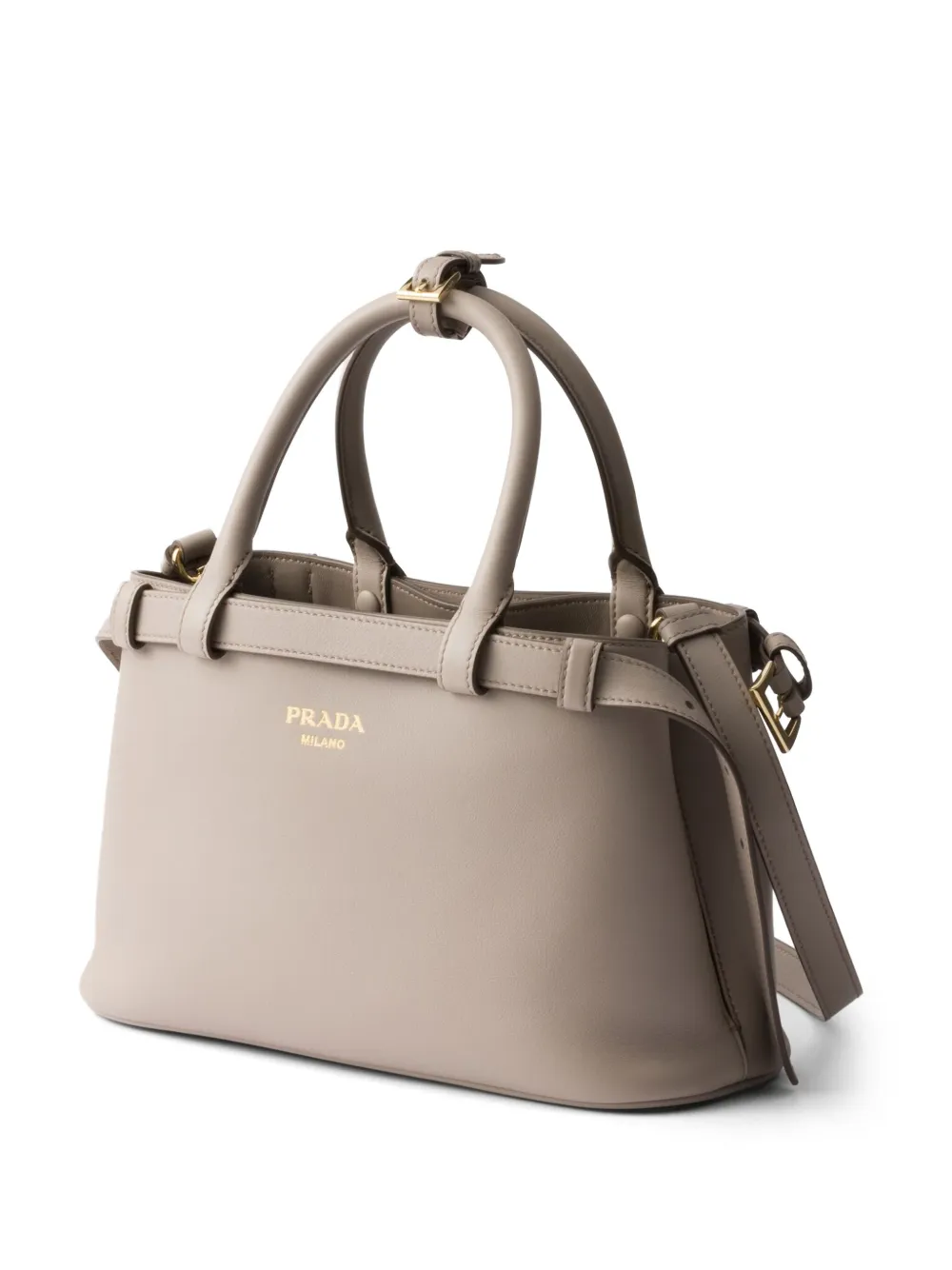 Prada Leren handtas Beige