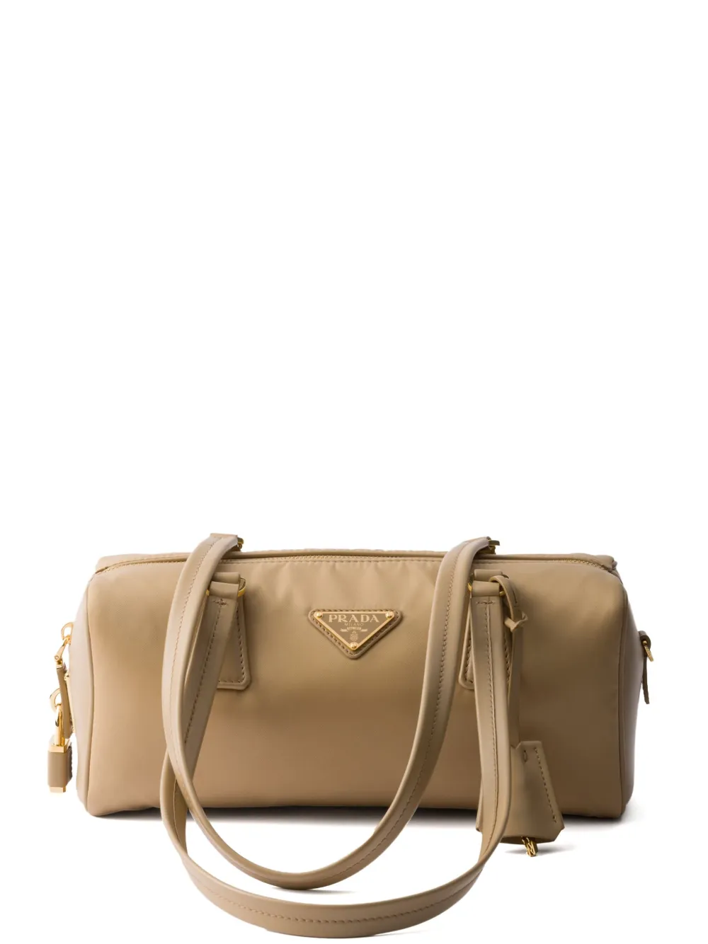 Prada Re-Nylon schoudertas Beige