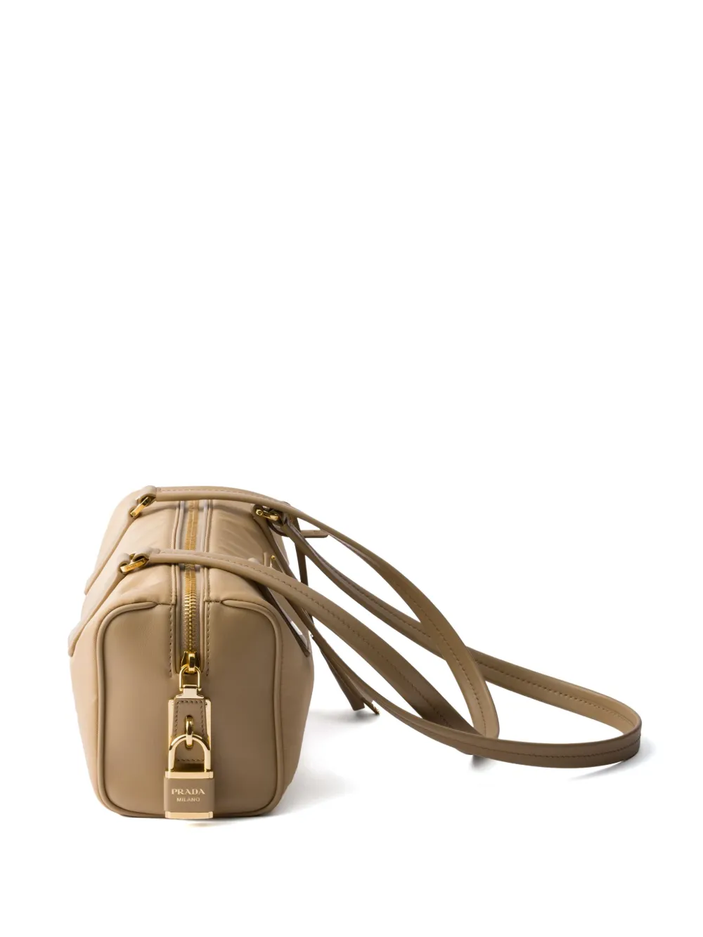 Prada Re-Nylon schoudertas Beige