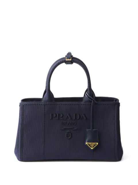 Prada large canvas handbag