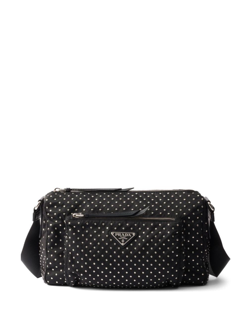 Prada studded crossbody bag hotsell