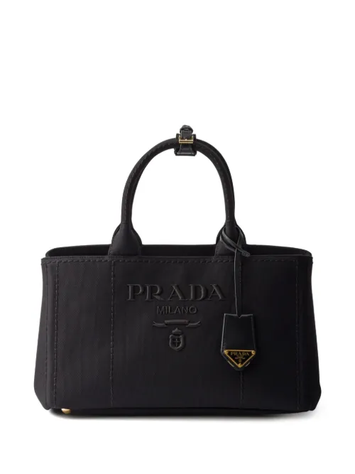 Grand sac à main en toile - Prada - Modalova